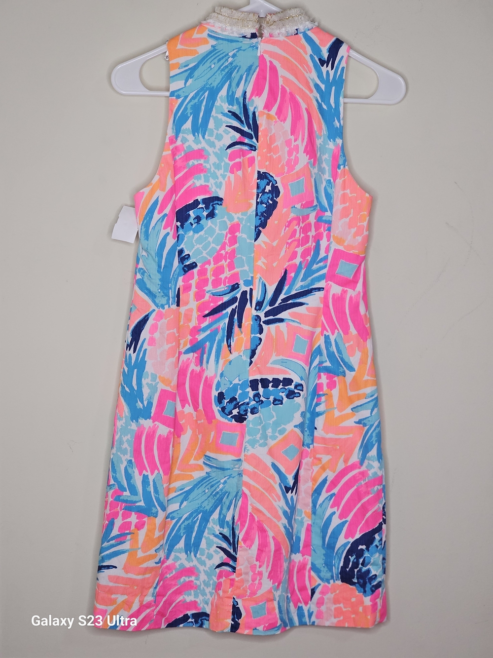 Lilly Pulitzer Alexa Pineapple Print Shift Dress "Goombay Smashed" - Picture 2 of 13